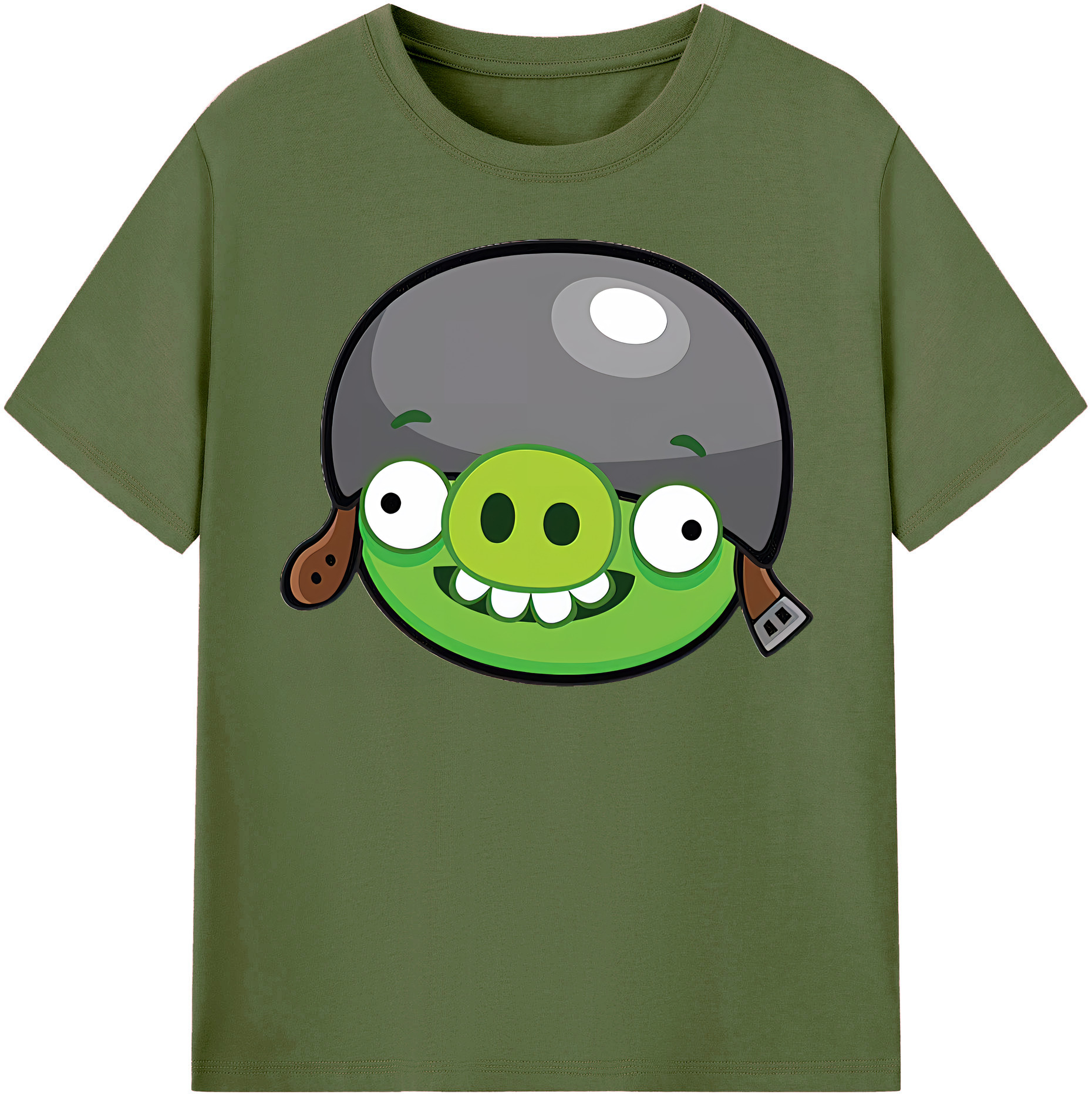 （画像用） Angry Birds アングリーバード 綿100％半袖Tシャツ（フロントプリント）